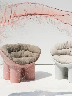 Kunststof loungefauteuil Roly Poly^Driade Hot