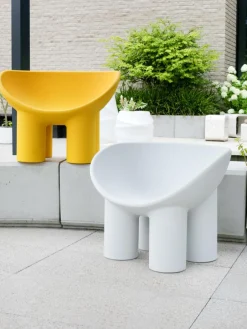 Kunststof loungefauteuil Roly Poly^Driade Hot