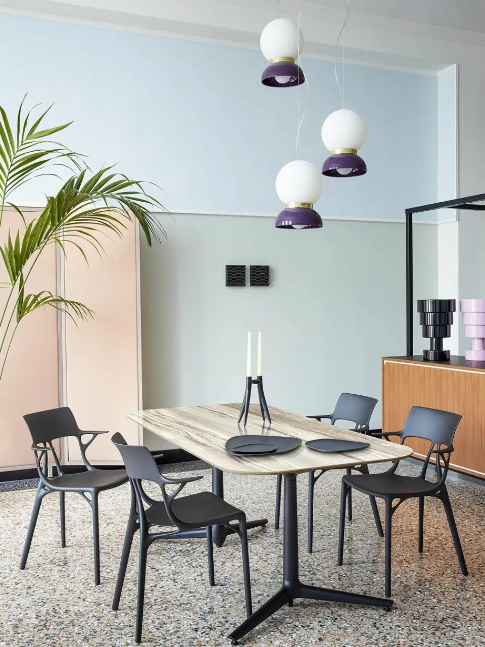 Kunststoffen armstoelen A.I., 2 stuks^Kartell Best