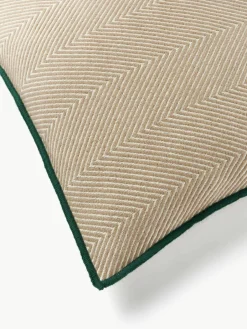 Kussenhoes Agatha met visgraatpatroon^Westwing Collection Clearance
