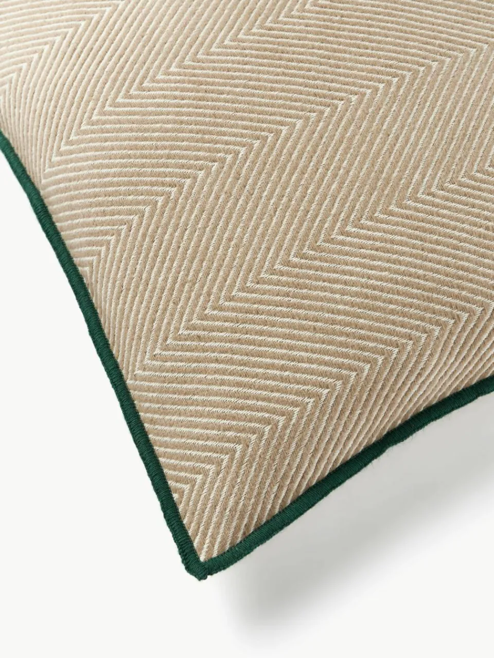Kussenhoes Agatha met visgraatpatroon^Westwing Collection Clearance