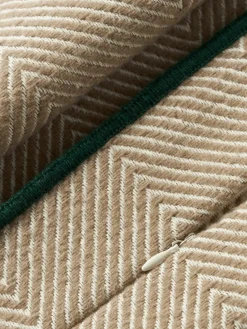Kussenhoes Agatha met visgraatpatroon^Westwing Collection Clearance
