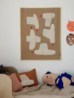 Kussenhoes Bird van biokatoen^ferm LIVING Kids Best