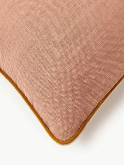 Kussenhoes Cressida met tweekleurige bies^Westwing Collection Best