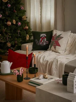 Kussenhoes Lance met decoratie^Westwing Collection Clearance