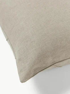 Kussenhoes Malia in beige met structuurpatroon^Westwing Collection Best