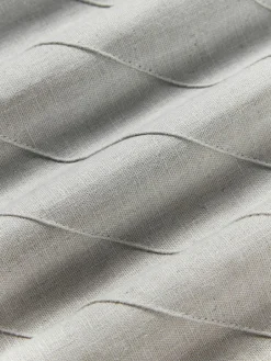 Kussenhoes Malia in grijs met structuurpatroon^Westwing Collection New