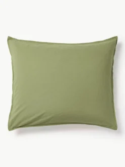 Kussenhoes van gewassen perkalkatoen Debbie^Westwing Collection New