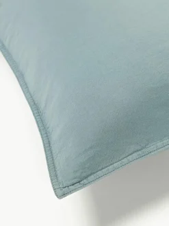 Kussenhoes van gewassen perkalkatoen Debbie^Westwing Collection Discount