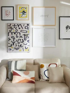 Kussenhoes Wassily met abstracte decoratie^Westwing Collection New