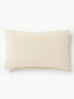 Kussenhoes Whatever met geborduurde tekst^Westwing Collection Hot