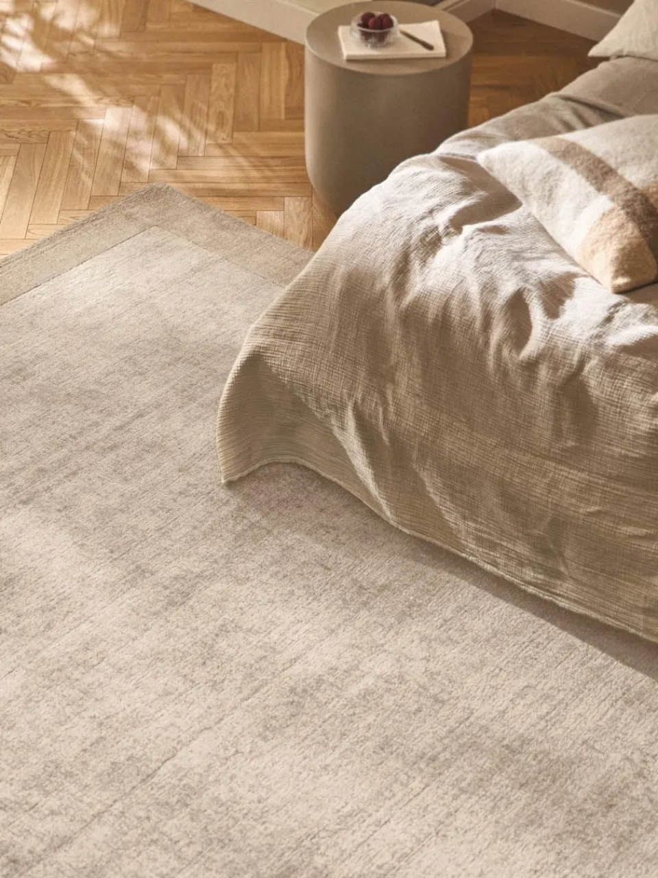 Laagpolig vloerkleed Kari^Westwing Collection Outlet