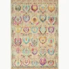 Laagpolig vloerkleed Kashan Vintage met ornamenten^Westwing Clearance