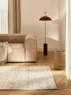 Laagpolig vloerkleed Rosalie met ornamenten, handgeweven^Westwing Collection Hot