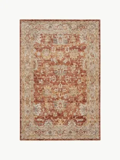 Laagpolig vloerkleed Sahar met meanderpatroon^Rama Carpets Best