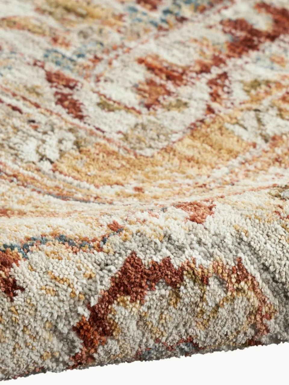 Laagpolig vloerkleed Sahar met meanderpatroon^Rama Carpets Best