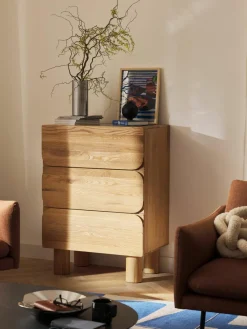 Ladekast Cadi van eikenhout^Westwing Collection Hot