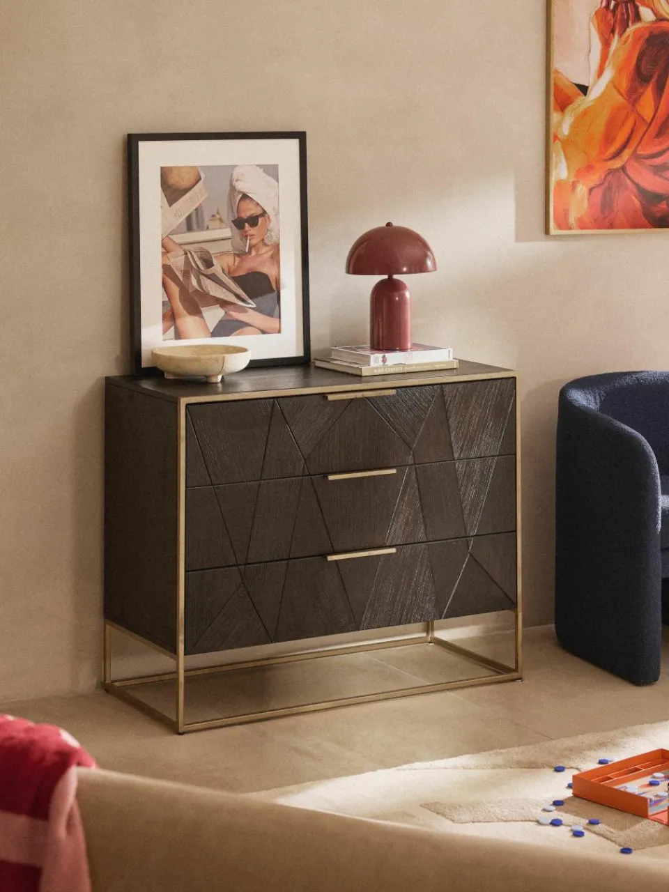 Ladekast Harry van mangohout^Westwing Collection New