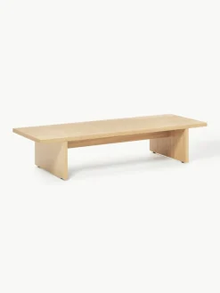 Lage houten salontafel Dako^Westwing Collection Fashion