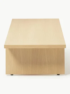 Lage houten salontafel Dako^Westwing Collection Fashion