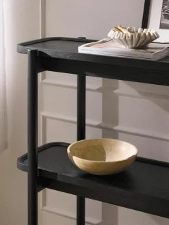 Lage houten wandkast Libby^Westwing Collection Outlet