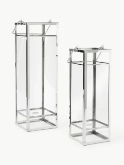 Lantaarns Nathan van glas, 2-delig^Westwing Collection Online
