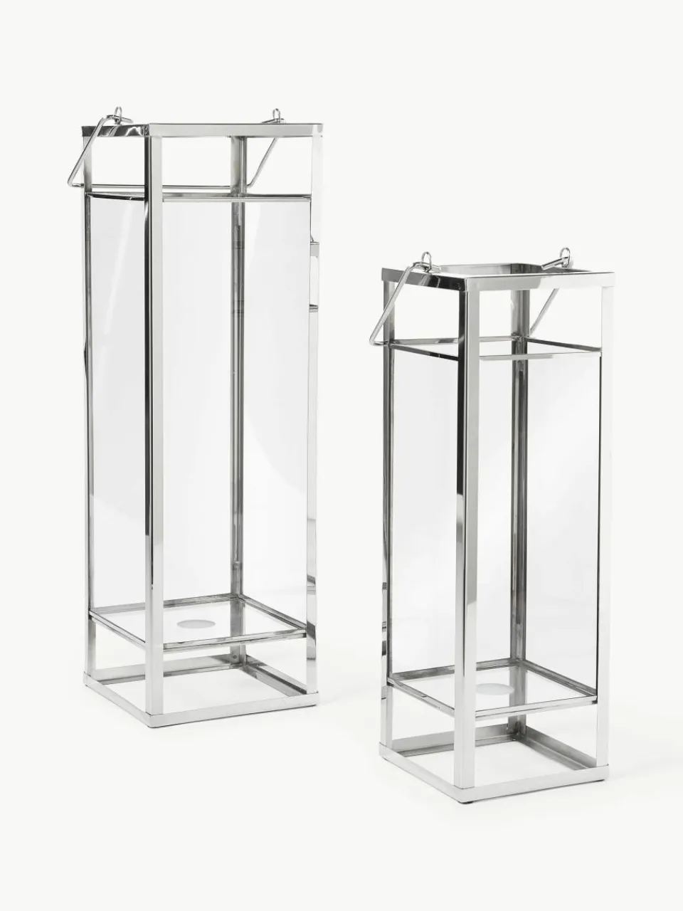 Lantaarns Nathan van glas, 2-delig^Westwing Collection Online