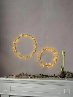 LED kerstkrans Winny met timerfunctie, Ø 28 cm^Westwing Outlet