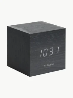 LED wekker Cube met USB-aansluiting^Karlsson Hot