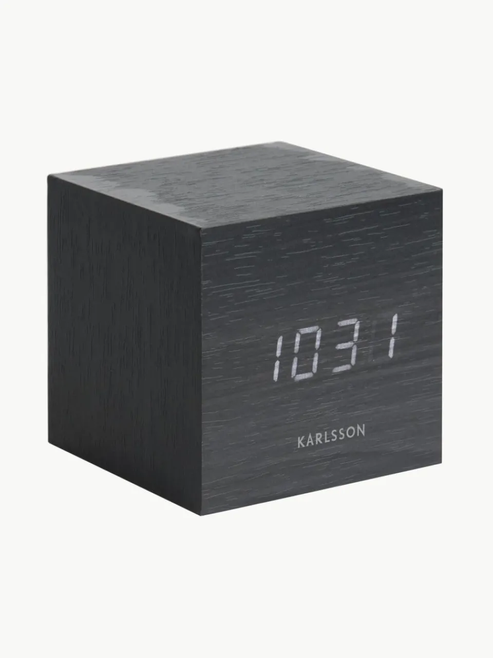 LED wekker Cube met USB-aansluiting^Karlsson Hot