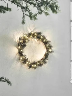 LED-adventskrans Peuce met timerfunctie, werkt op batterijen^House Doctor Online