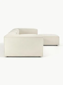 Lennon modulaire bank (4-zits) met poef (links/rechts)^Westwing Collection Fashion