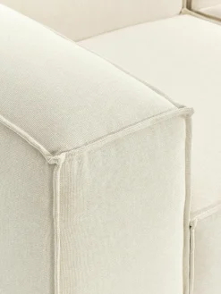 Lennon modulaire bank (4-zits) met poef (links/rechts)^Westwing Collection Fashion