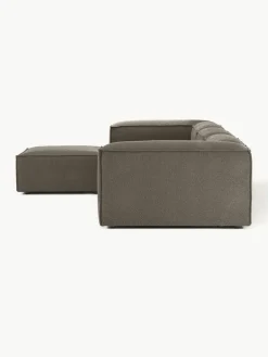 Lennon modulaire bank (4-zits) in bouclé met poef (links/rechts)^Westwing Collection Best