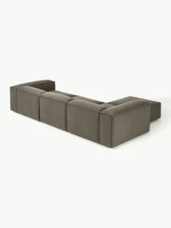 Lennon modulaire bank (4-zits) in bouclé met poef (links/rechts)^Westwing Collection Best