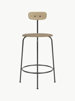 Leren barkruk Afteroom met metalen frame^Audo Copenhagen Online