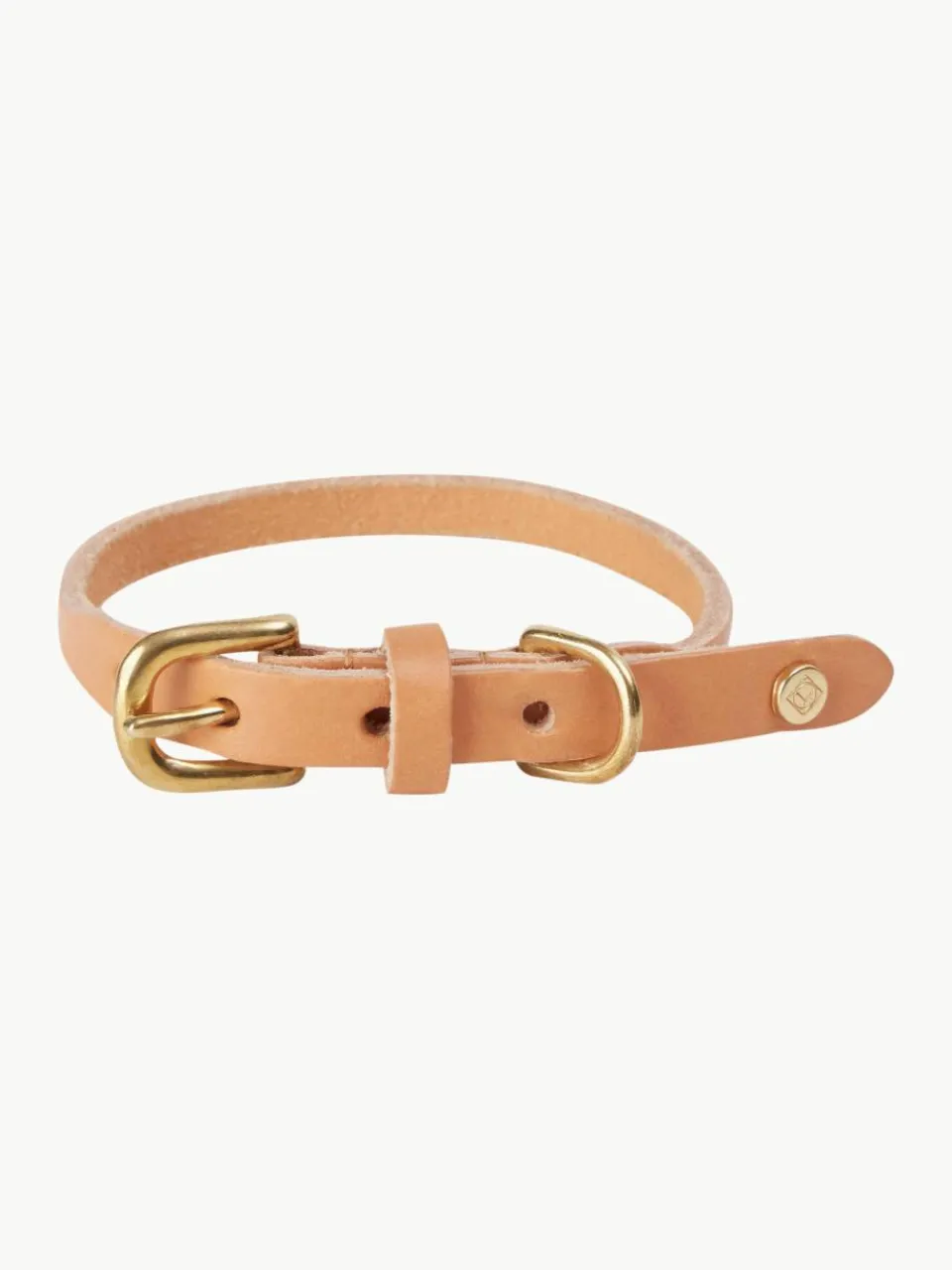 Leren hondenhalsband Robin, L 35 cm^Oyoy Living Design New