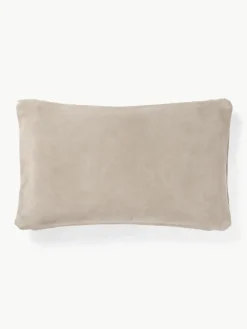 Leren kussenhoes Amaia met franjes^Westwing Collection New