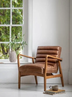 Leren loungefauteuil Datsun^Westwing Best