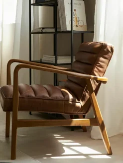 Leren loungefauteuil Datsun^Westwing Best
