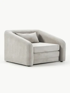 Lichtrgijze slaapfauteuil Eliot^Westwing Collection Fashion
