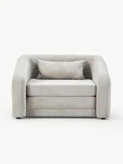 Lichtrgijze slaapfauteuil Eliot^Westwing Collection Fashion