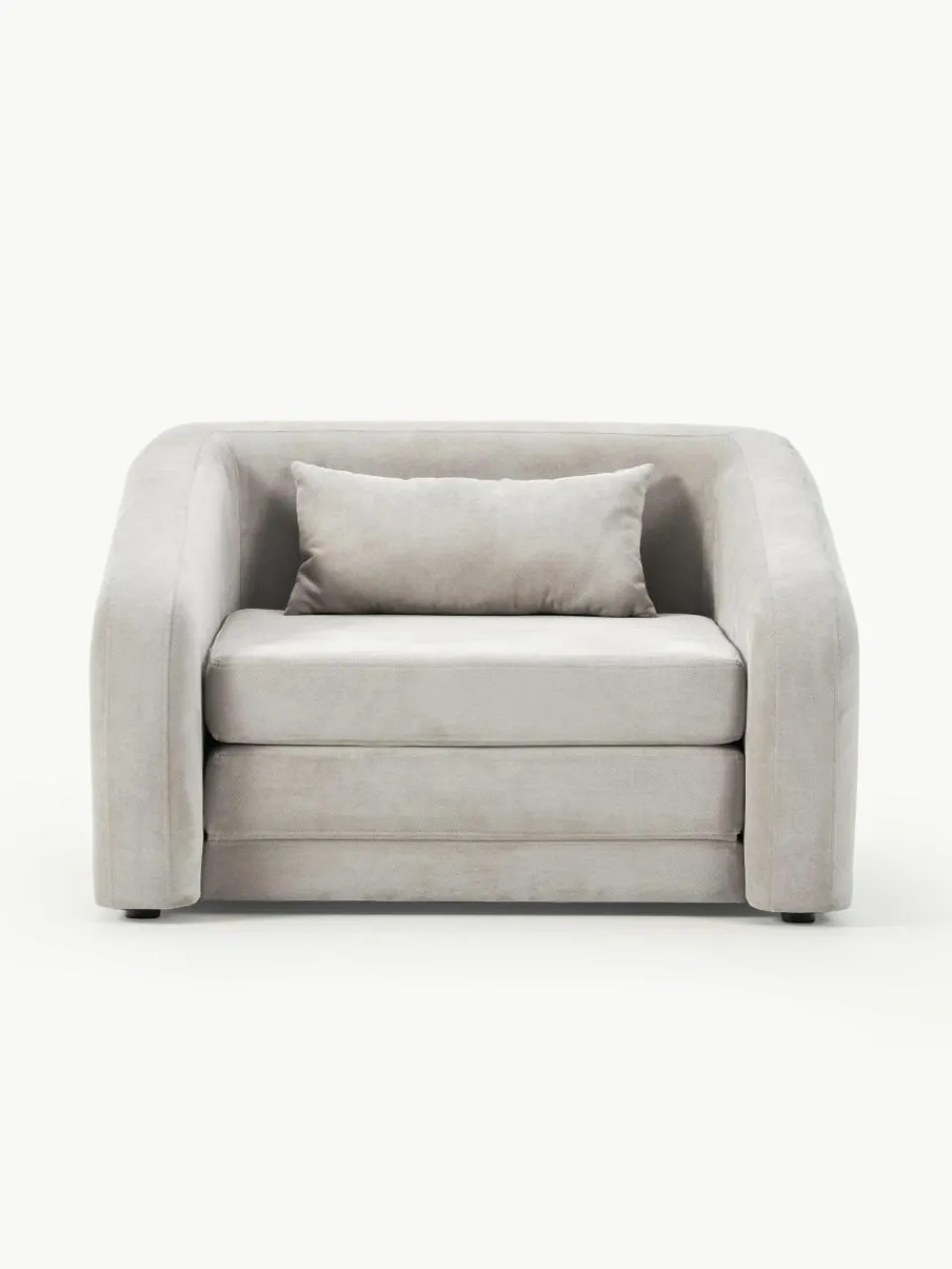 Lichtrgijze slaapfauteuil Eliot^Westwing Collection Fashion