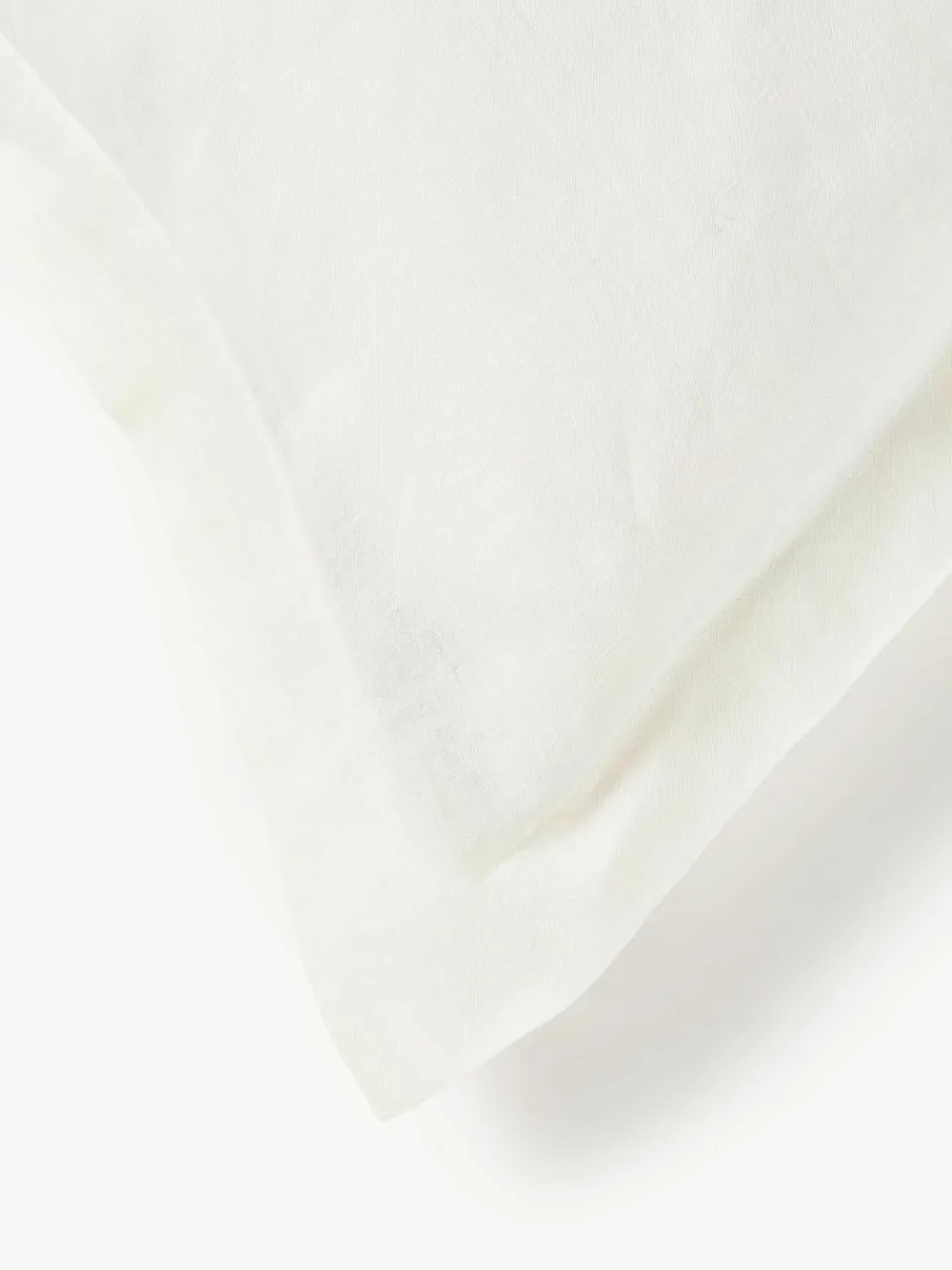 Linnen dekbedovertrek Linna met bies^Westwing Collection Outlet
