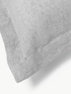 Linnen dekbedovertrek Linna met bies^Westwing Collection Clearance