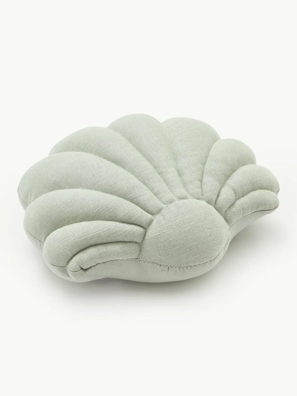 Linnen kussen Shell in schelp vorm^Westwing Collection Hot