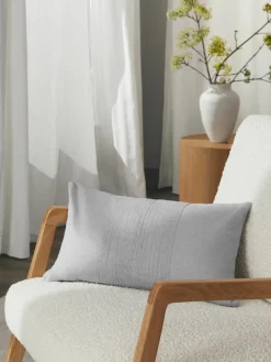 Linnen kussenhoes Dalia met structuurpatroon^Westwing Collection Online