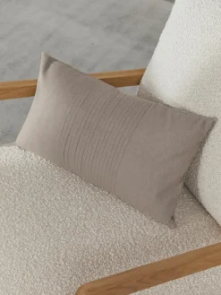 Linnen kussenhoes Dalia met structuurpatroon^Westwing Collection Discount