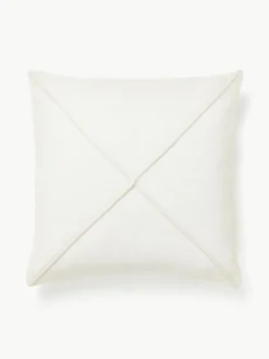 Linnen kussenhoes Darla met structuurpatroon^Westwing Collection Fashion