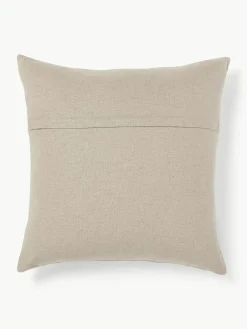 Linnen kussenhoes Darla met structuurpatroon^Westwing Collection Outlet
